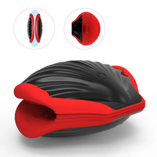 Shell Grip – Clamshell Penis Vibrator