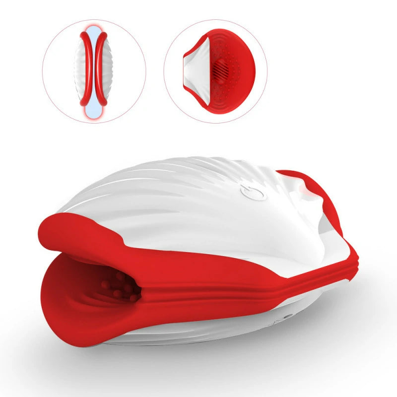 Shell Grip – Clamshell Penis Vibrator