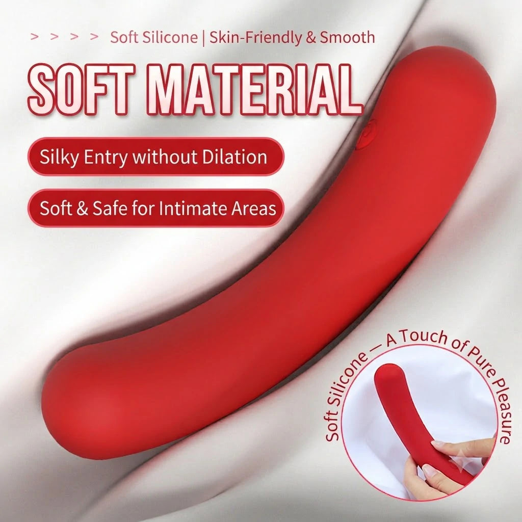 Silicone Hot Dog Multi-Frequency Vibrating Stroker