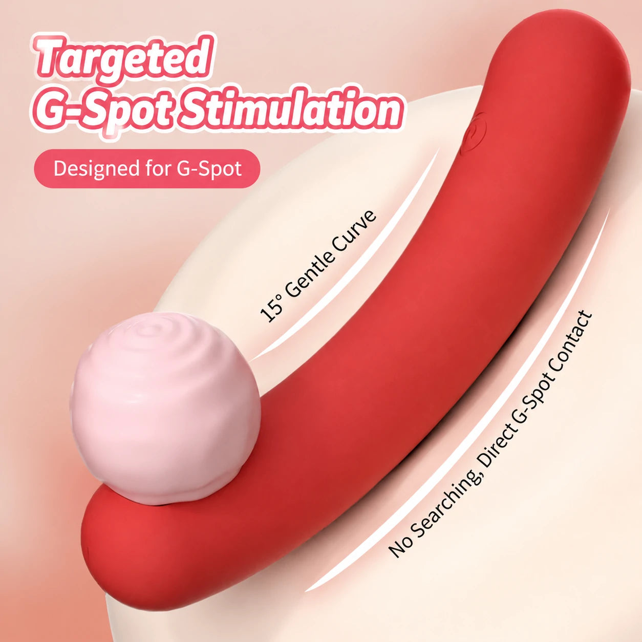 Silicone Hot Dog Multi-Frequency Vibrating Stroker
