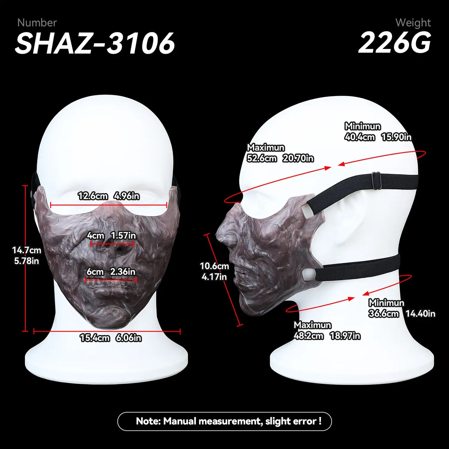 Silicone Primal Cosplay BDSM Mask