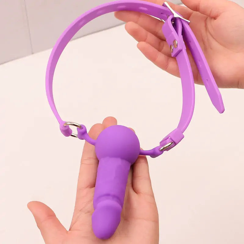 Silicone Strap-On Dildo Mask