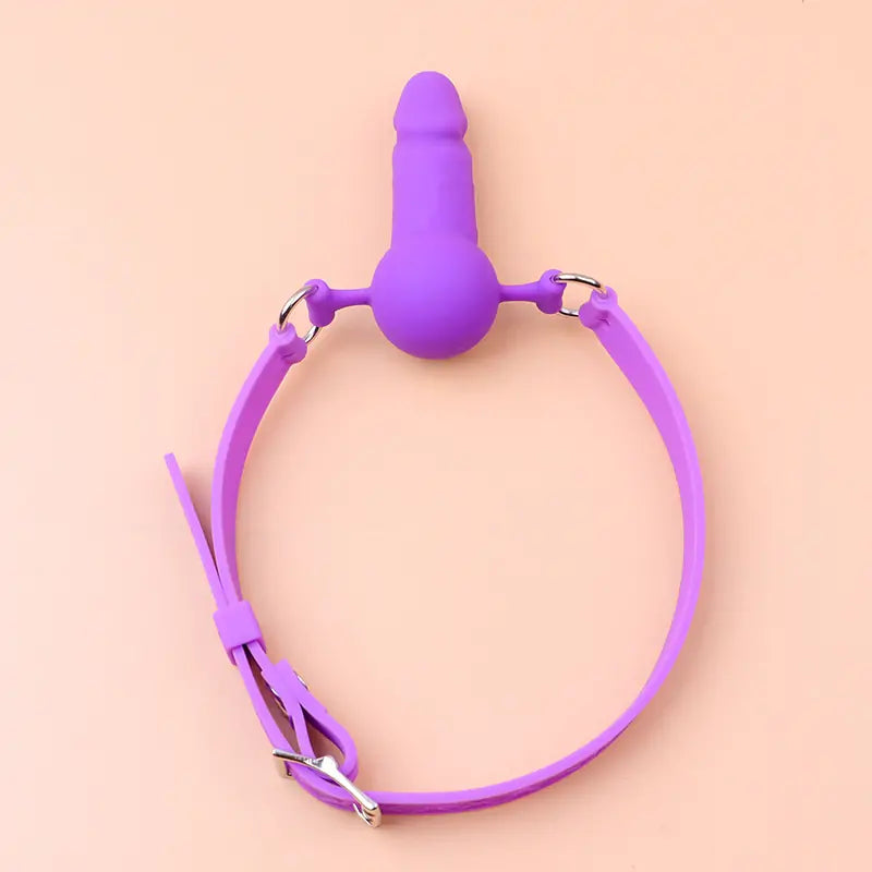Silicone Strap-On Dildo Mask