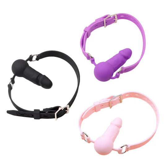 Silicone Strap-On Dildo Mask