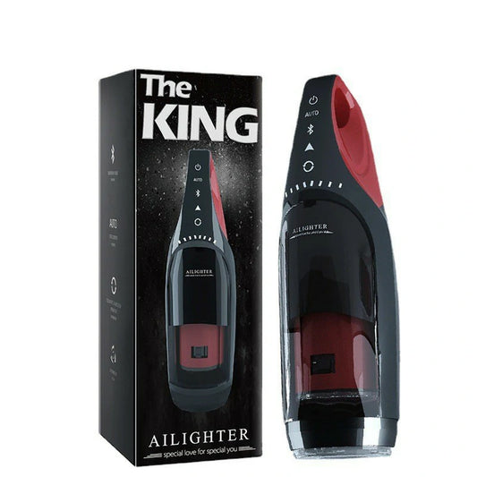 THE KING · Apex Matrix – App-Controlled Heated Telescopic Masturbator