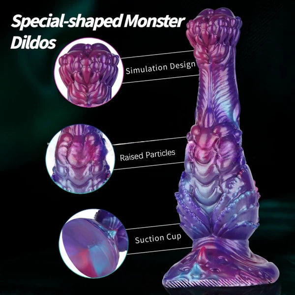 Skeleton Horse – Vibrant Color Dildo 8.8 Inches