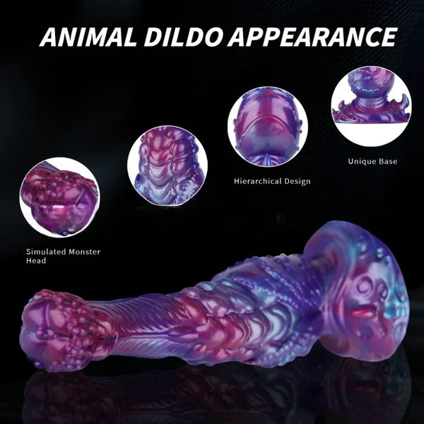 Skeleton Horse – Vibrant Color Dildo 8.8 Inches