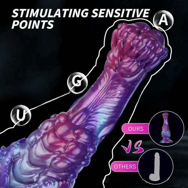 Skeleton Horse – Vibrant Color Dildo 8.8 Inches