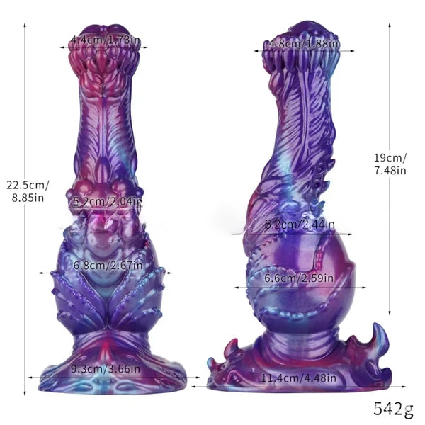 Skeleton Horse – Vibrant Color Dildo 8.8 Inches