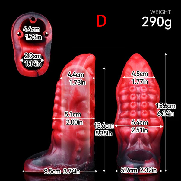 Felbound Sleeve Set – Monster Vibrating Cock Sleeve