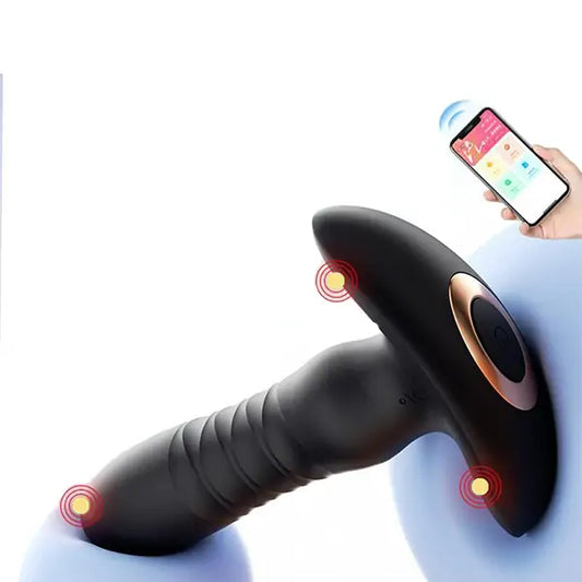 Smart T-Shape Anal Vibrator with App