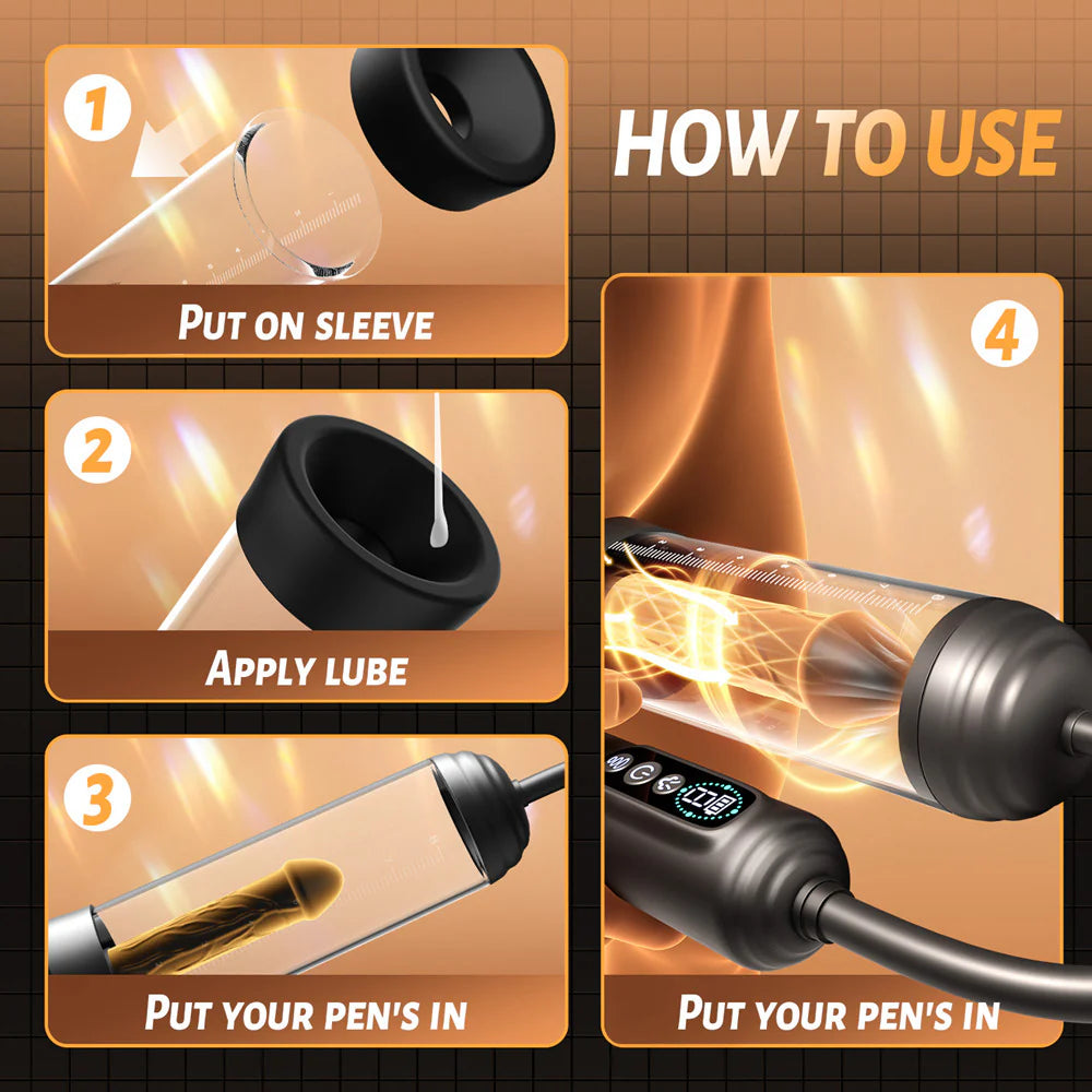 Smart Penis Pump — Penis Enlargement Trainer
