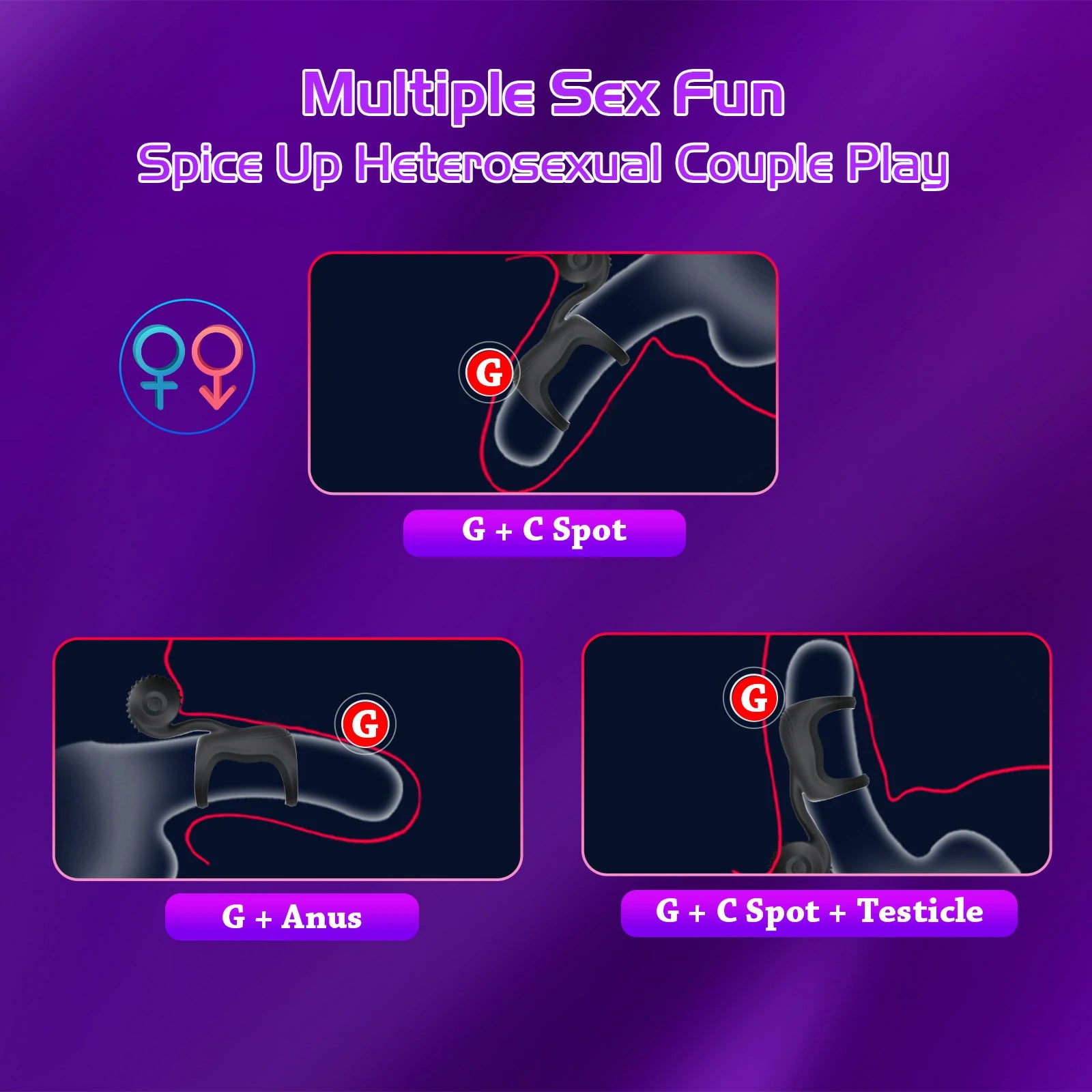 Snail Jovi Arc – Dual Loop Cock Ring