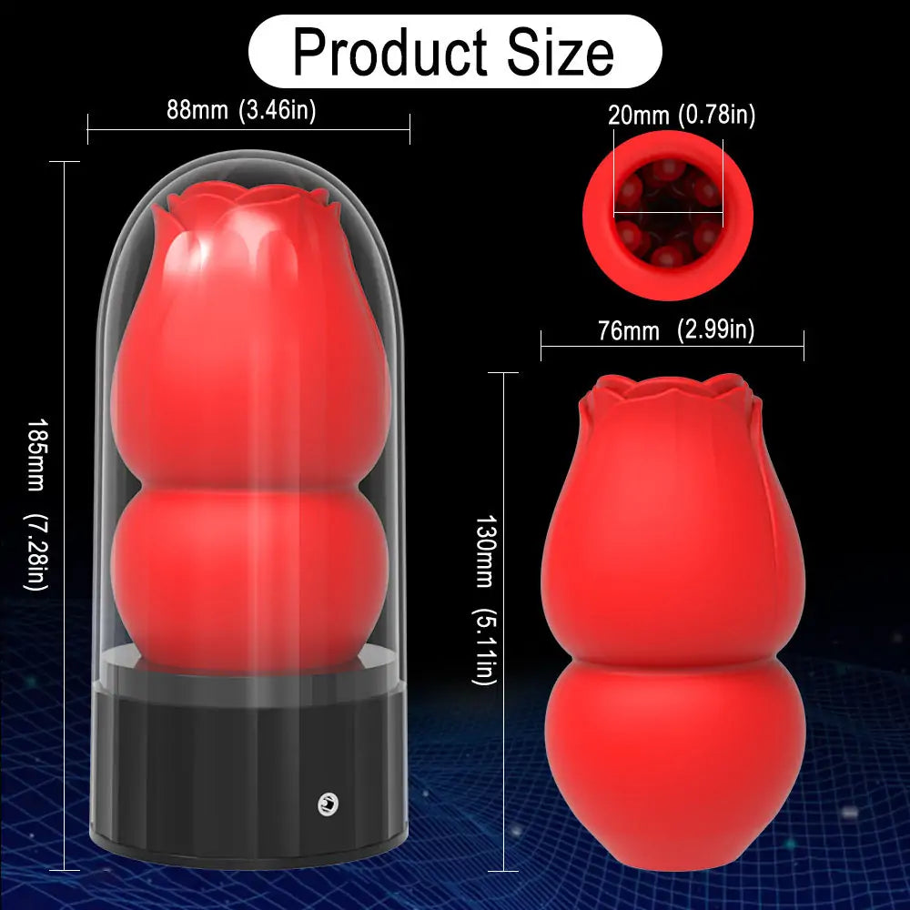 Soft Rose Heated Penis Trainer