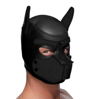 Neoprene Puppy Play Hood BDSM Mask