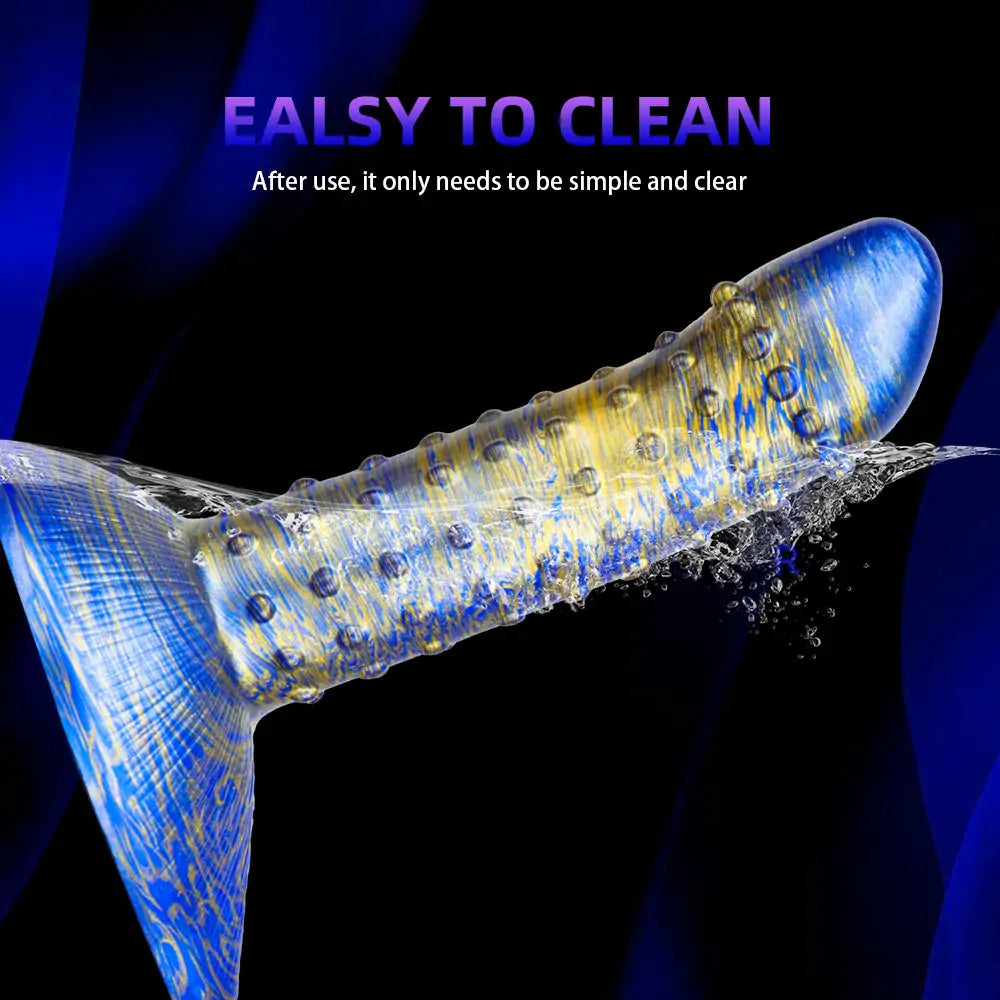 Spiked Fantasy Suction Dildo 7.6 Inches