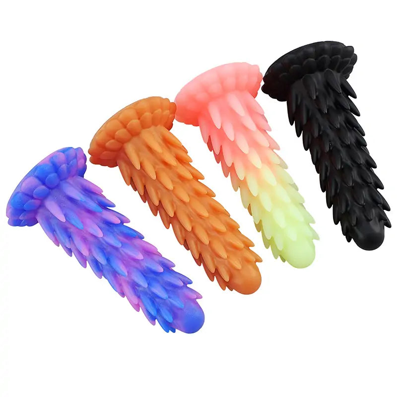 Spiky Butt Plug Fantasy Silicone Dildo anesidora Spiky Butt Plug Fantasy Silicone Dildo anesidora