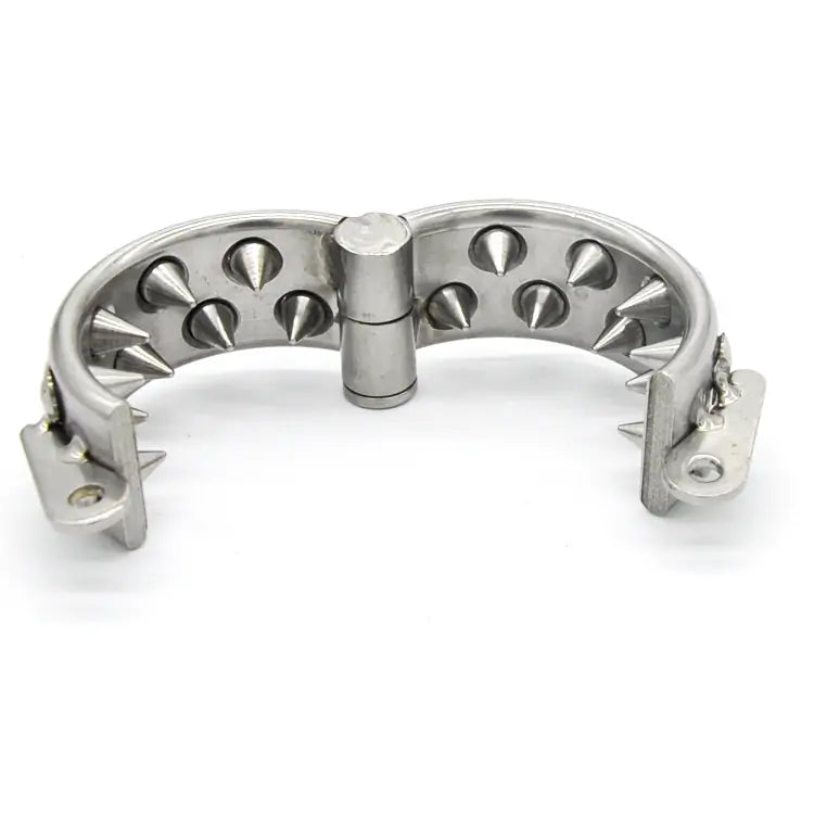 Spiky Cock Cage Steel Spiked Chastity Ring