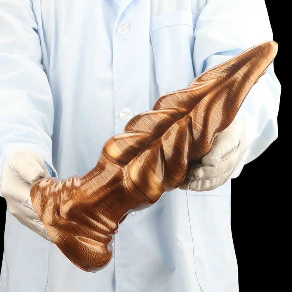 Spiral Knot Fantasy Silicone Butt Plug