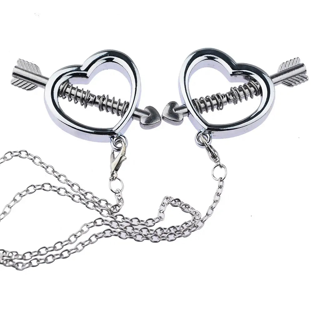 Stainless Steel Nipple Clamps with Chain