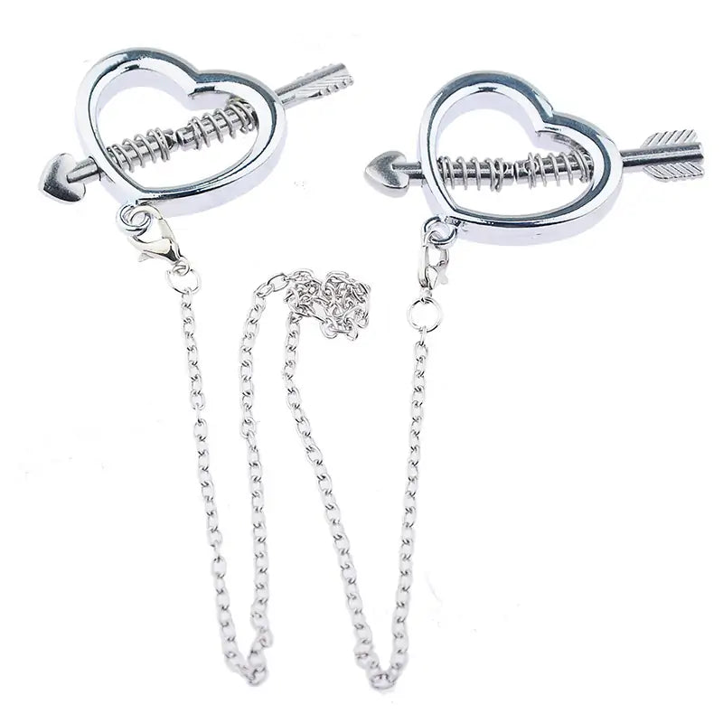 Stainless Steel Nipple Clamps with Chain