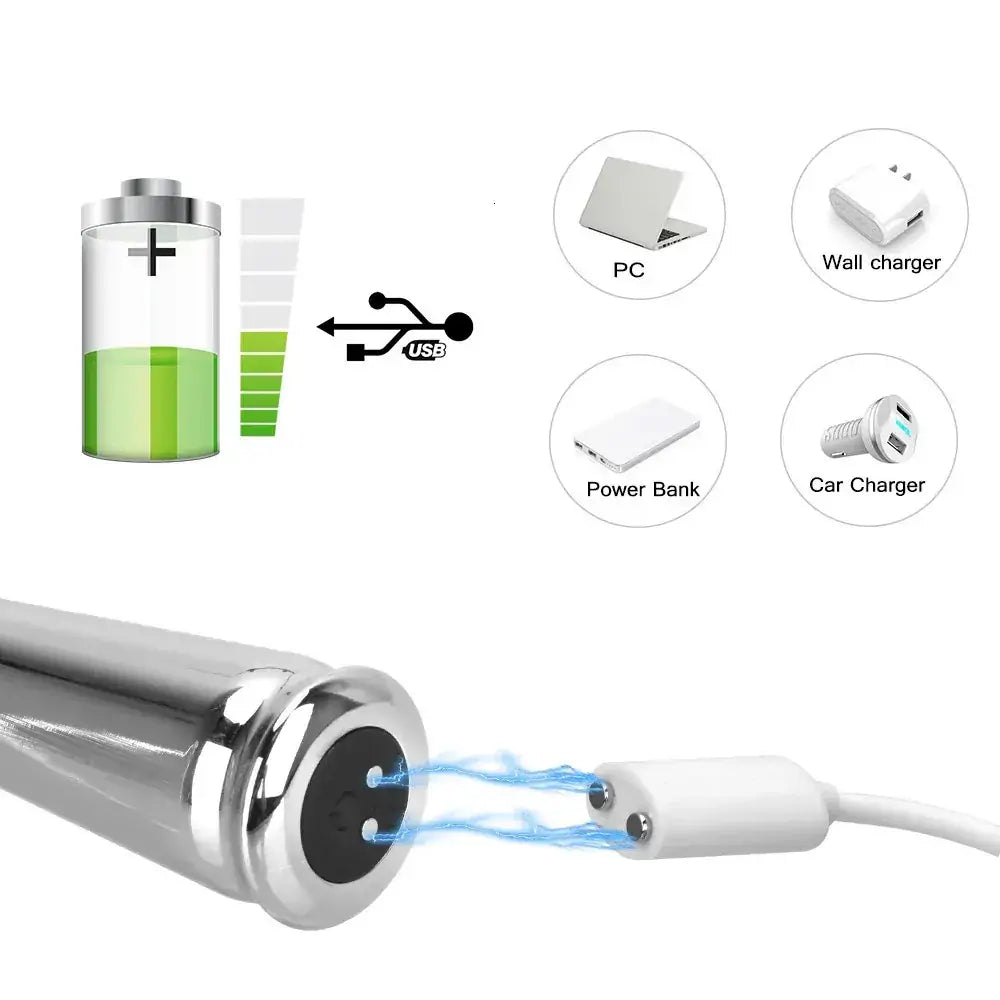 Stainless Steel Vibrator G-Spot Massager