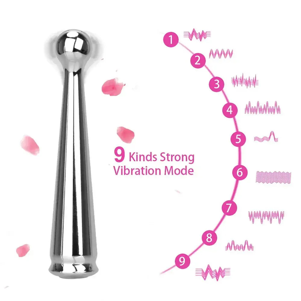 Stainless Steel Vibrator G-Spot Massager