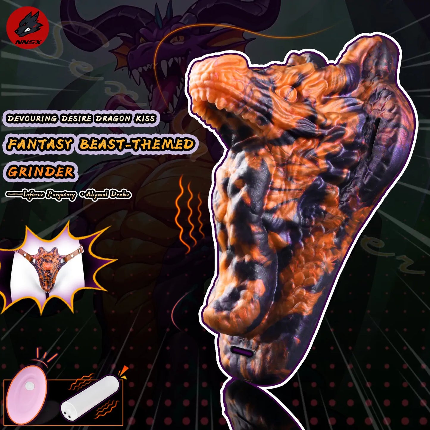 Strap On Beast Grinder Toy