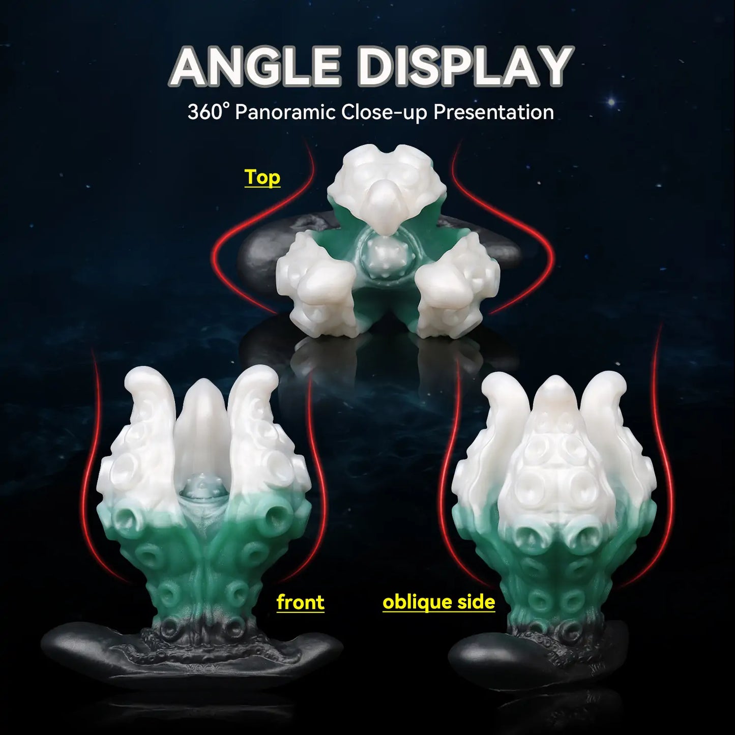 Strap On Blooming Tentacle Butt Plug