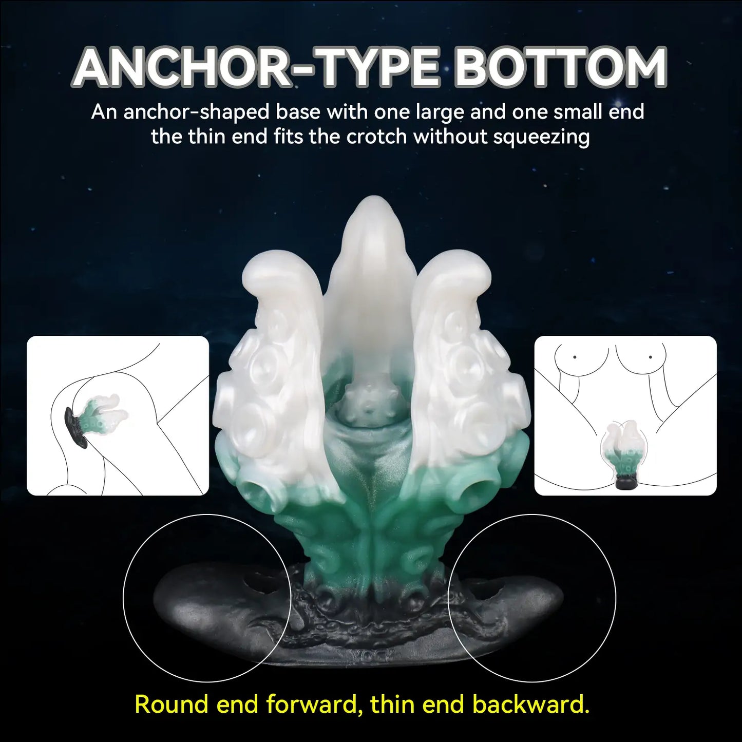Strap On Blooming Tentacle Butt Plug