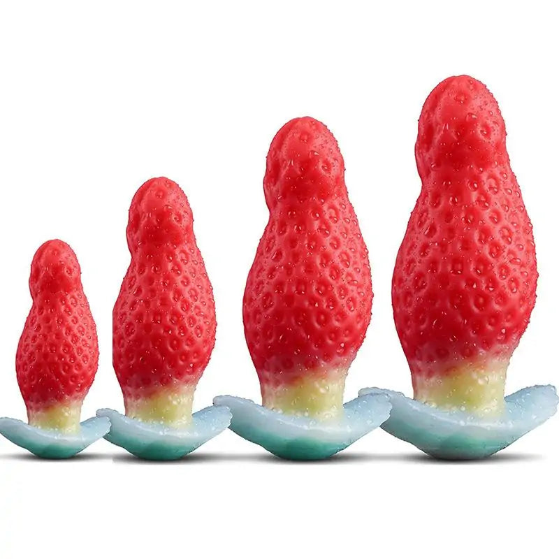 Strawberry Fantasy Silicone Anal Plug