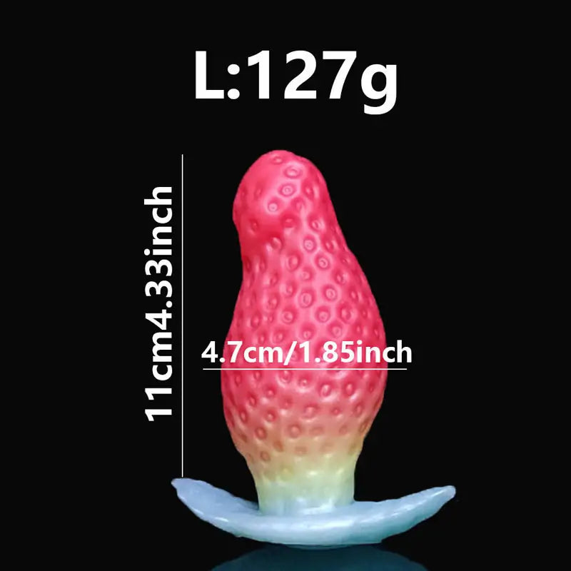 Strawberry Fantasy Silicone Anal Plug