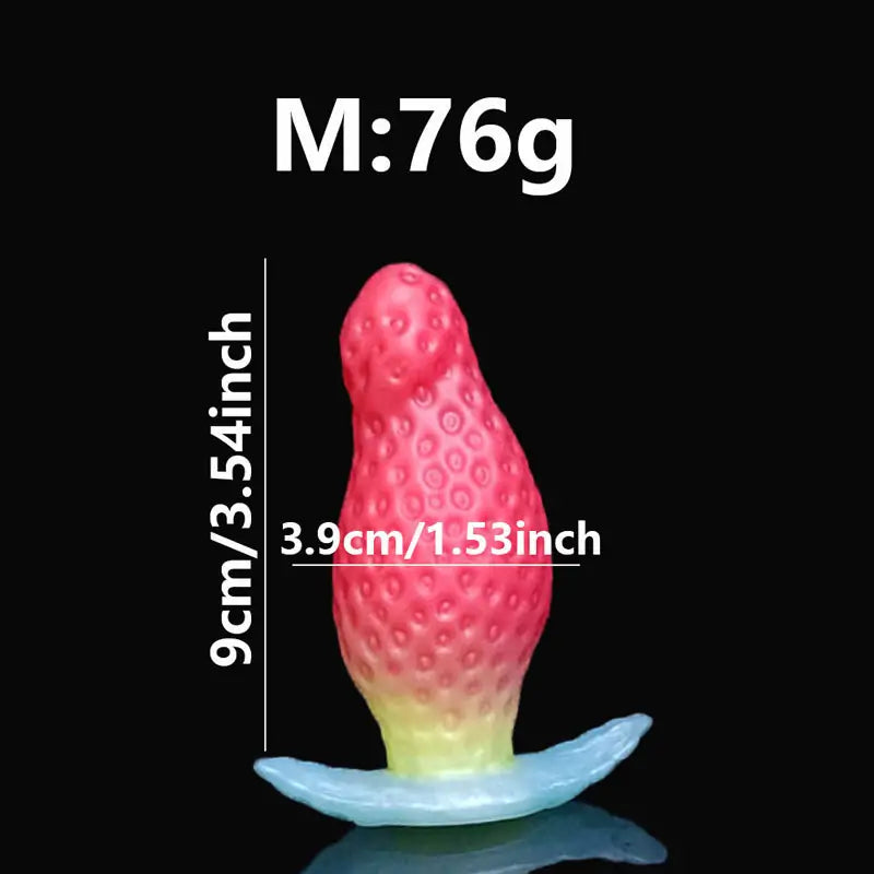 Strawberry Fantasy Silicone Anal Plug
