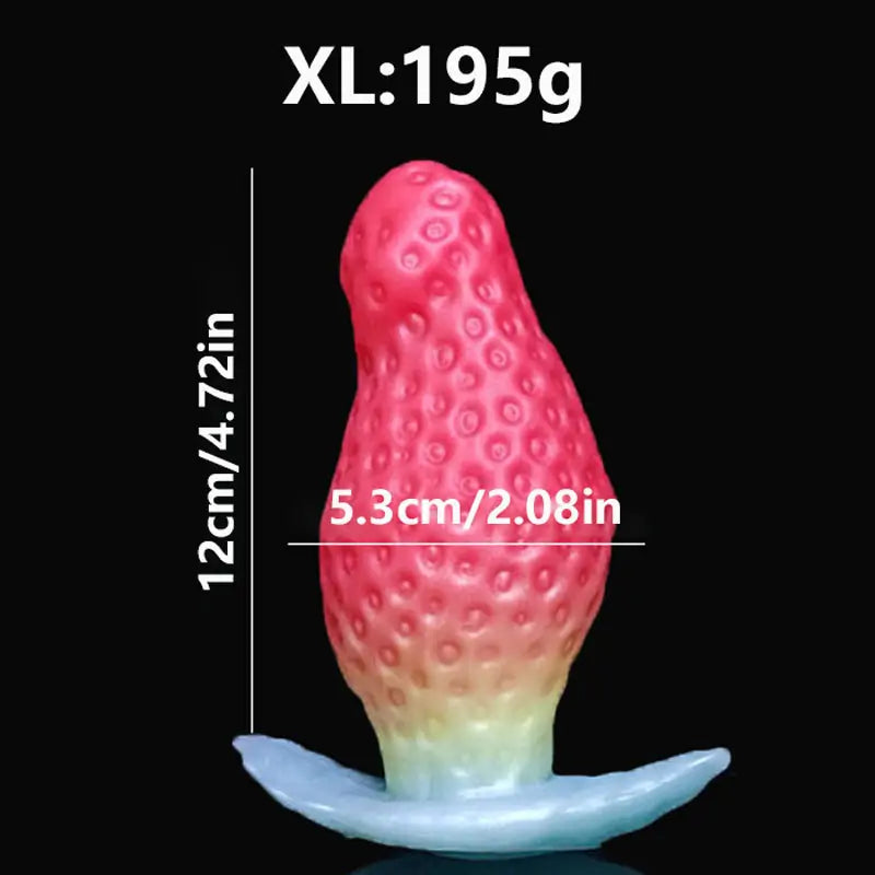 Strawberry Fantasy Silicone Anal Plug