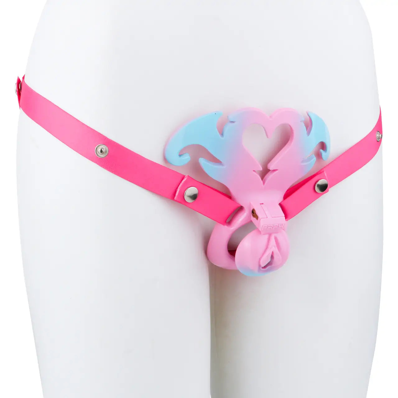 Succubus Heart Lockable Chastity Cage