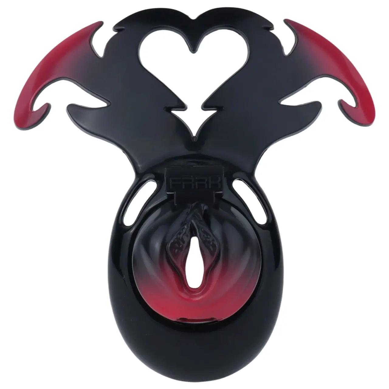 Succubus Heart Lockable Chastity Cage