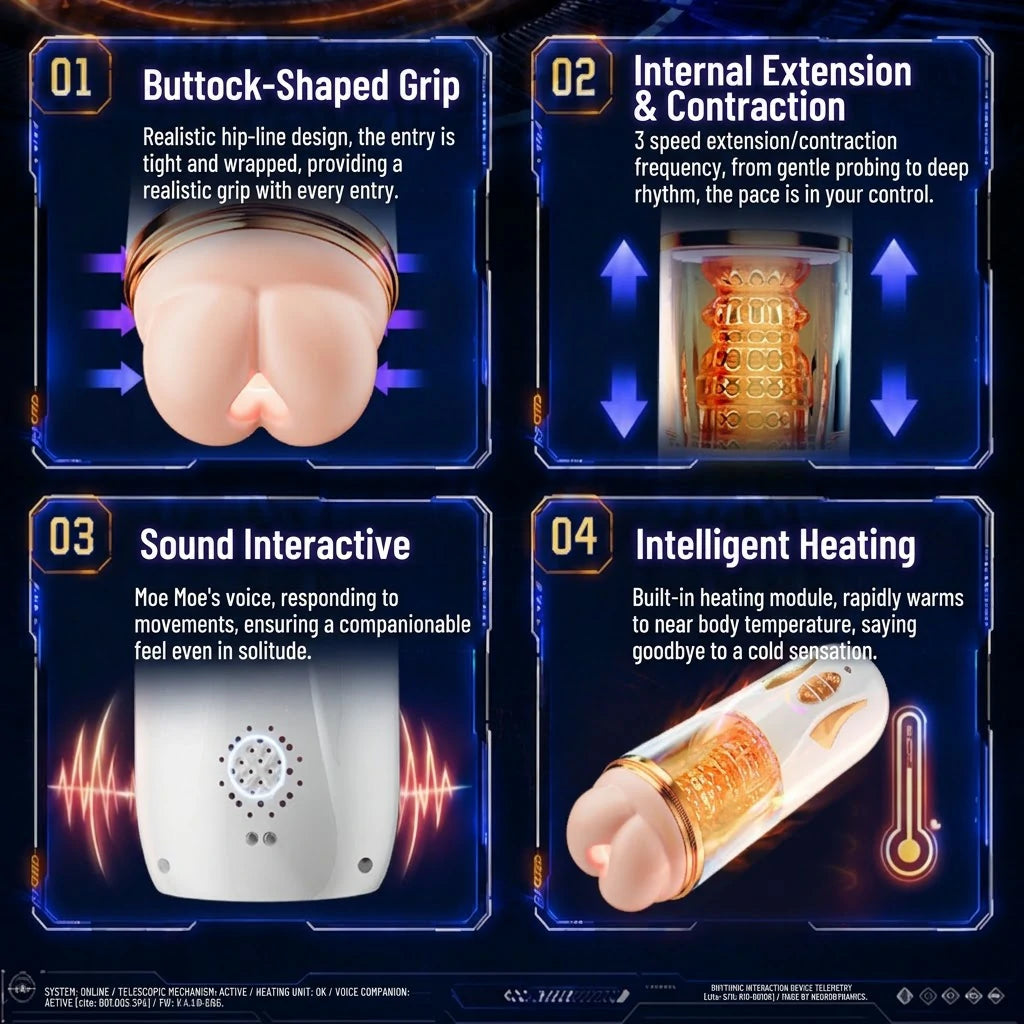 Suction Core – Automatic Telescopic & Heated Stroker