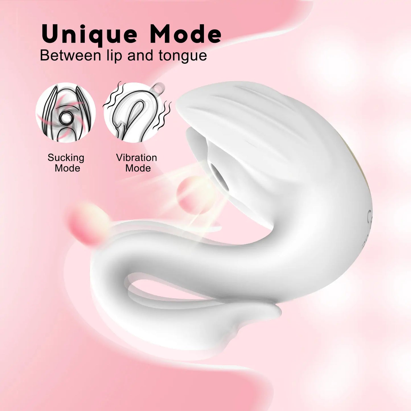 Swan Suction Vibrator – Dual Pleasure Toy