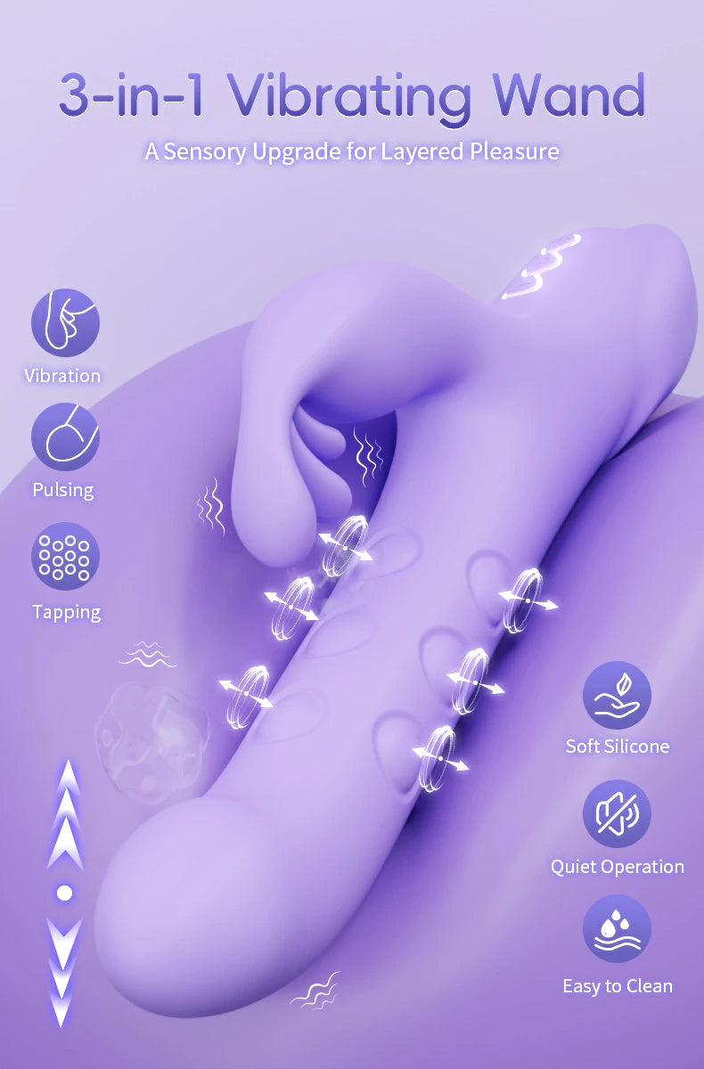 Tapping Bubble – New Design Rabbit Vibrator