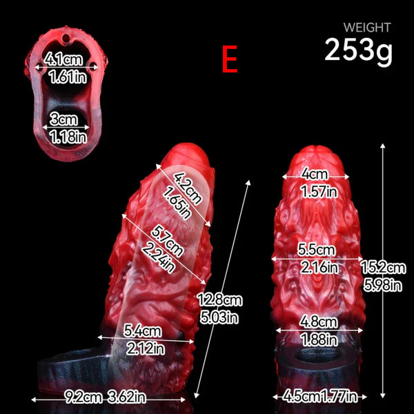 Felbound Sleeve Set – Monster Vibrating Cock Sleeve