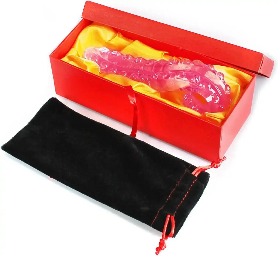 Translucent Tentacle Crystal Glass Dildo
