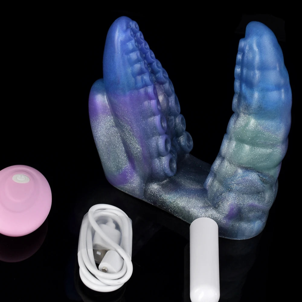 Fantasy Tentacle Double Penetration Cock Sleeve