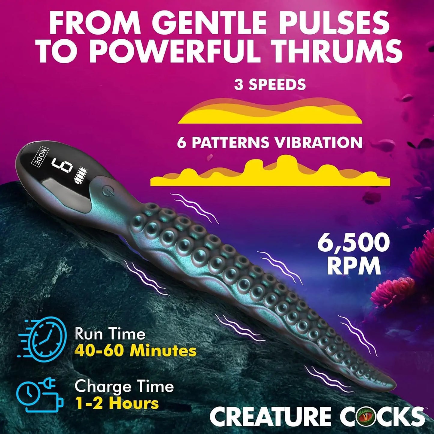 Tentacle Thrill Vibration Wand