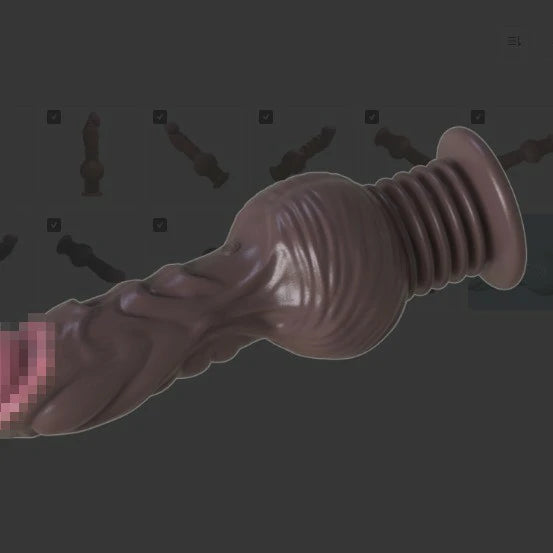 The Freak - Thick Bouncing Dildo With Remote