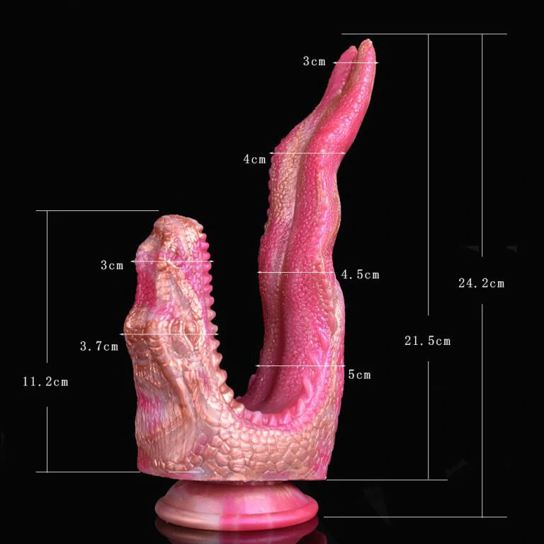 Throat Scourge – Dragon Mouth Fantasy Dildo 9.8 Inches