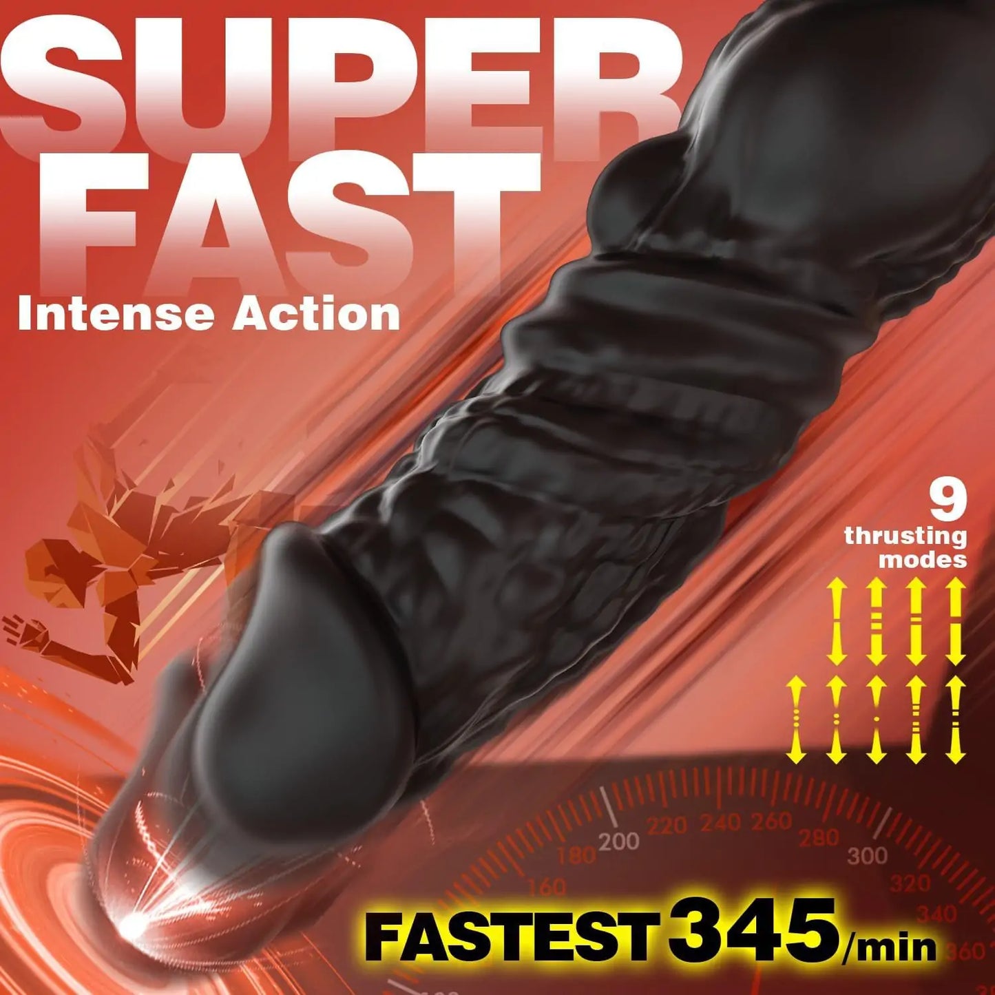 Thrusting Prostate Massager with Cock Ring