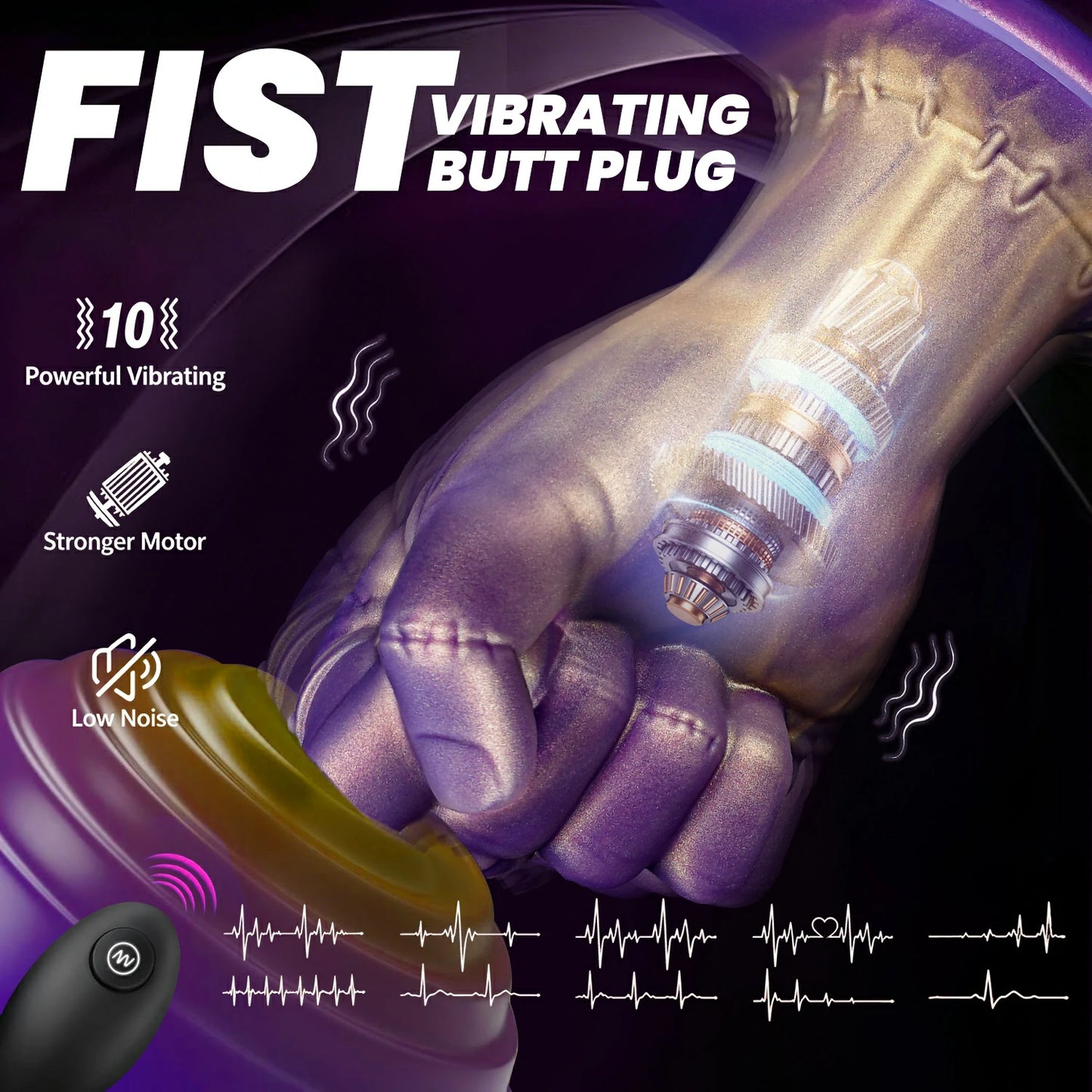 Titan's Fist — Vibrating Fist Butt Plug