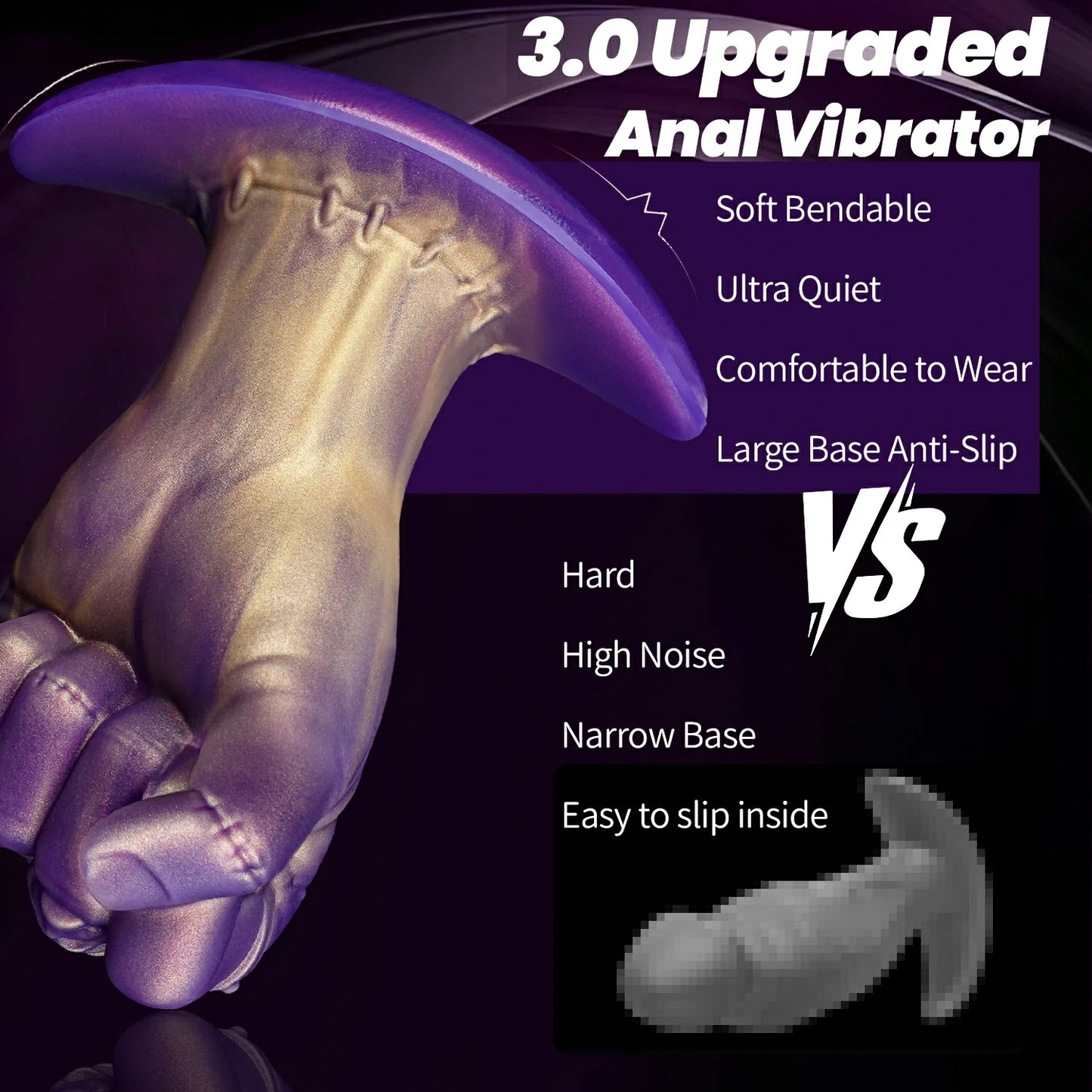 Titan's Fist — Vibrating Fist Butt Plug