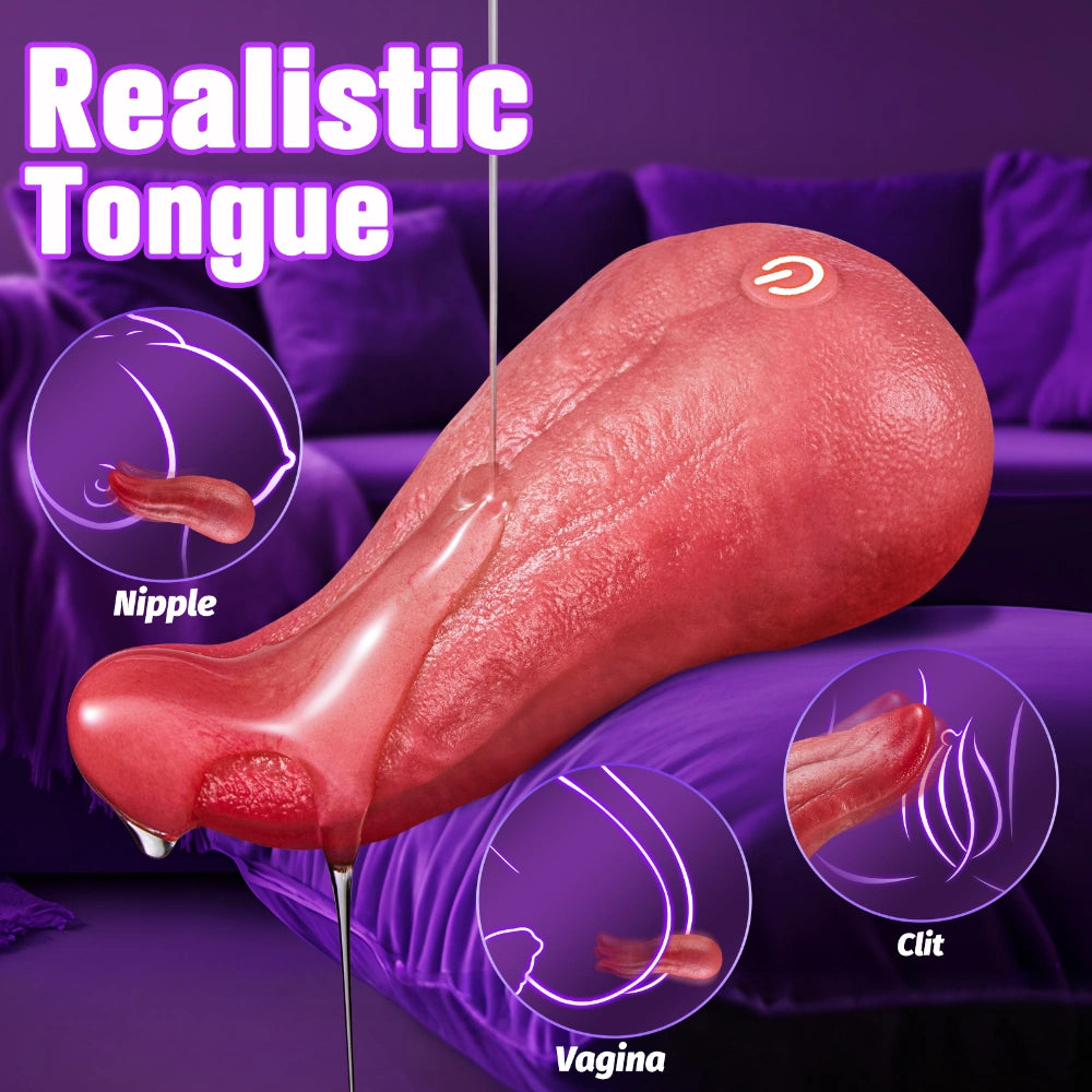 Tongue Licking Clitoral Vibrator for Women