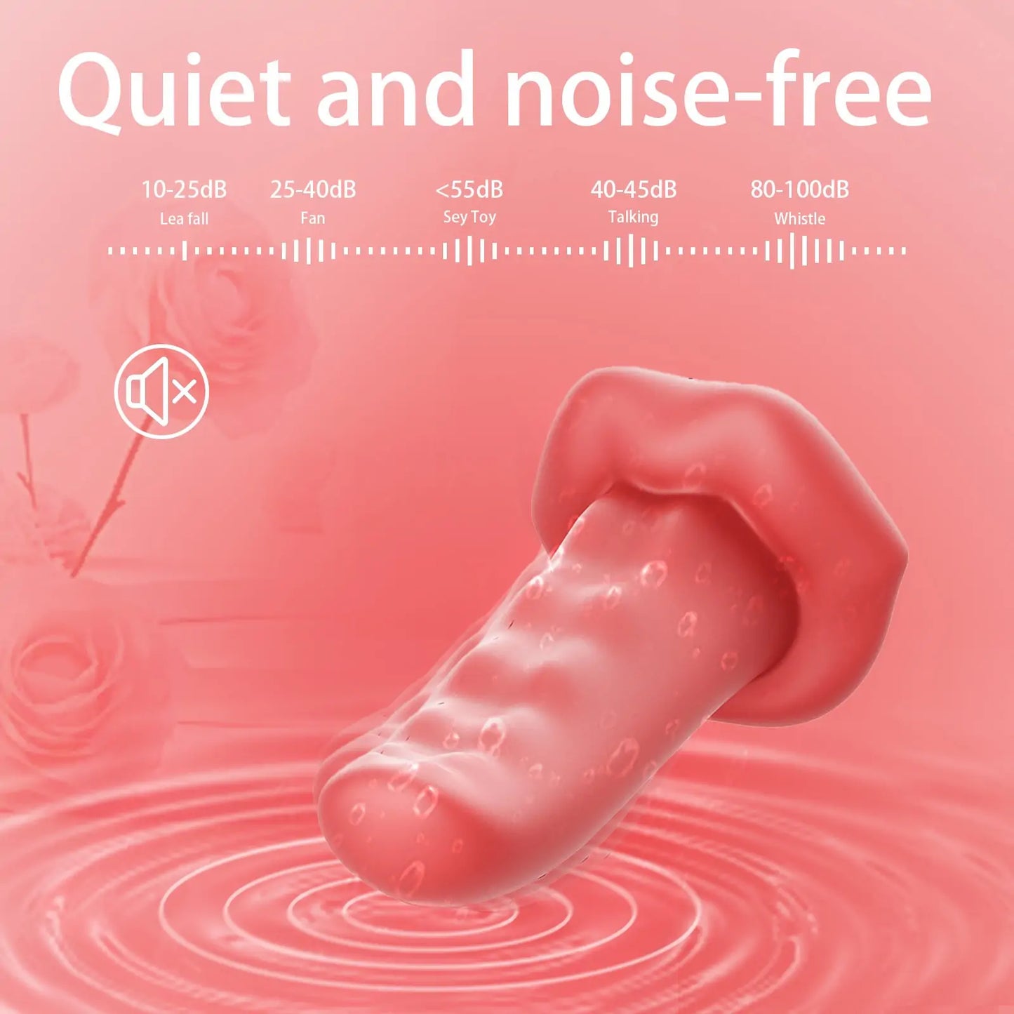 Tongue Shaped Finger Vibrator with Strap